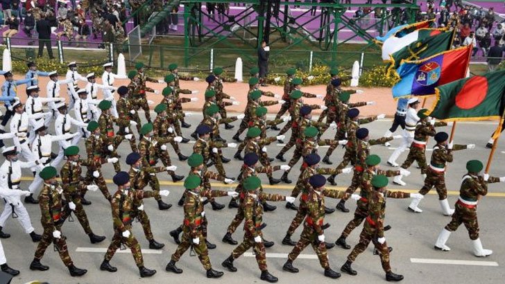 ভারতের ৭২তম প্রজাতন্ত্র দিবসে বাংলাদেশ সশস্ত্র বাহিনী