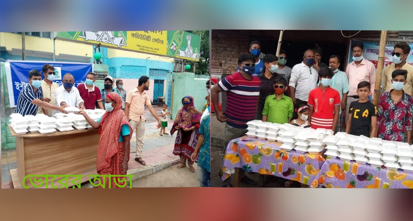 রাজশাহীতে আইএইচসিআরএফ’র ৫ম দিনেও খাবার বিতরণ অব্যহত