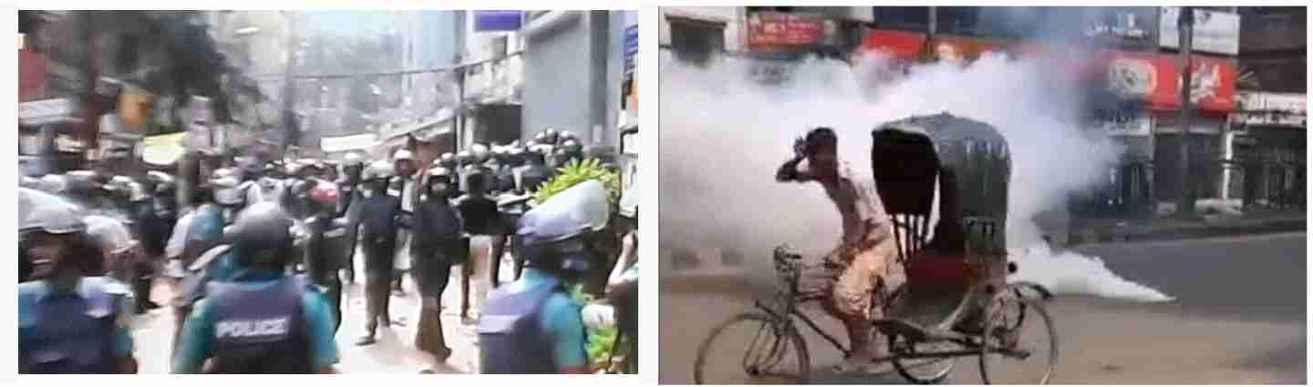 রাজধানীতে বিএনপি-পুলিশের সংঘর্ষ