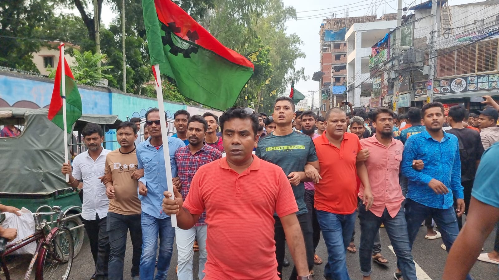 বিএনপি’র রাজবন্দিদের মুক্তি দাবিতে রাজশাহীতে বিক্ষোভ